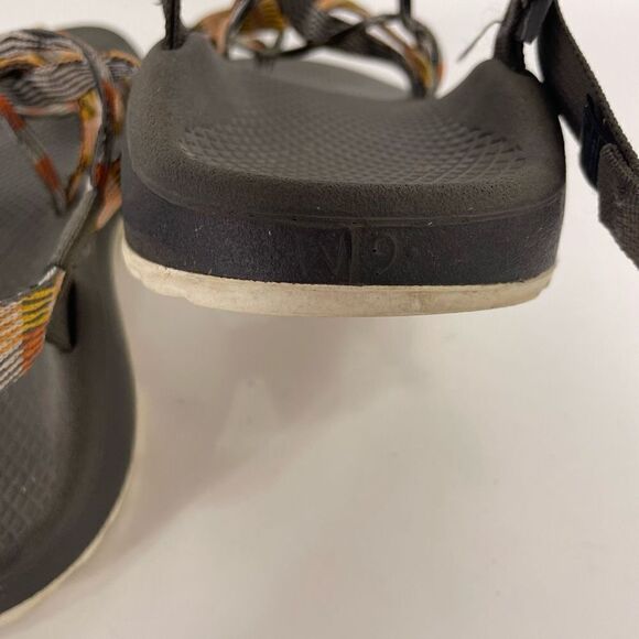 Chaco with Orange & Yellow and Grey & Orange Strappy Sandals - Picture 6 of 7